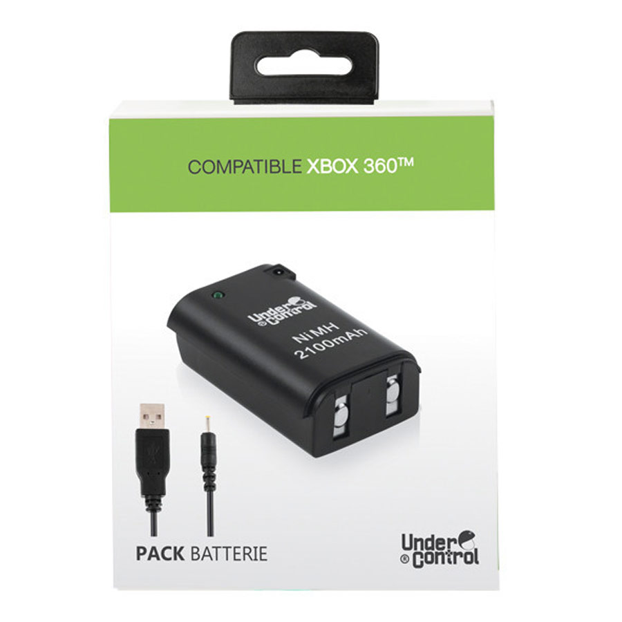 Bateria + Cable de Carga Under Control Xbox360