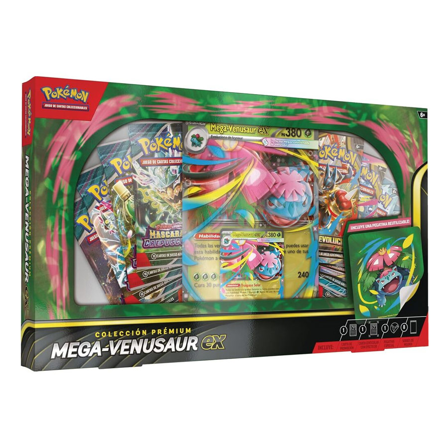 Coleccion Premium Mega Venusaur EX Pokemon TCG (LAT)