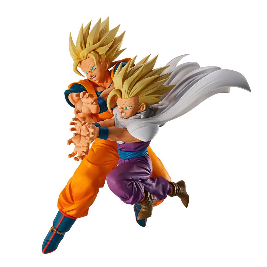 Figura Ichibansho Dragon Ball Z Son Goku y Son Gohan Spectacle Battle Banpresto