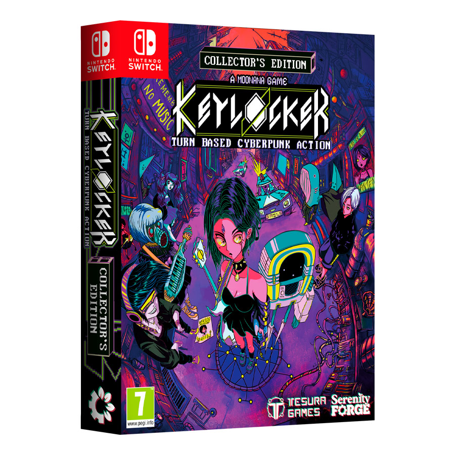 Keylocker Turn Based Cyberpunk Action Collectors Edition Switch (SP)