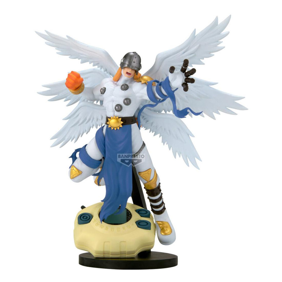 Figura Digimon Adventure Angemon Digivice Banpresto