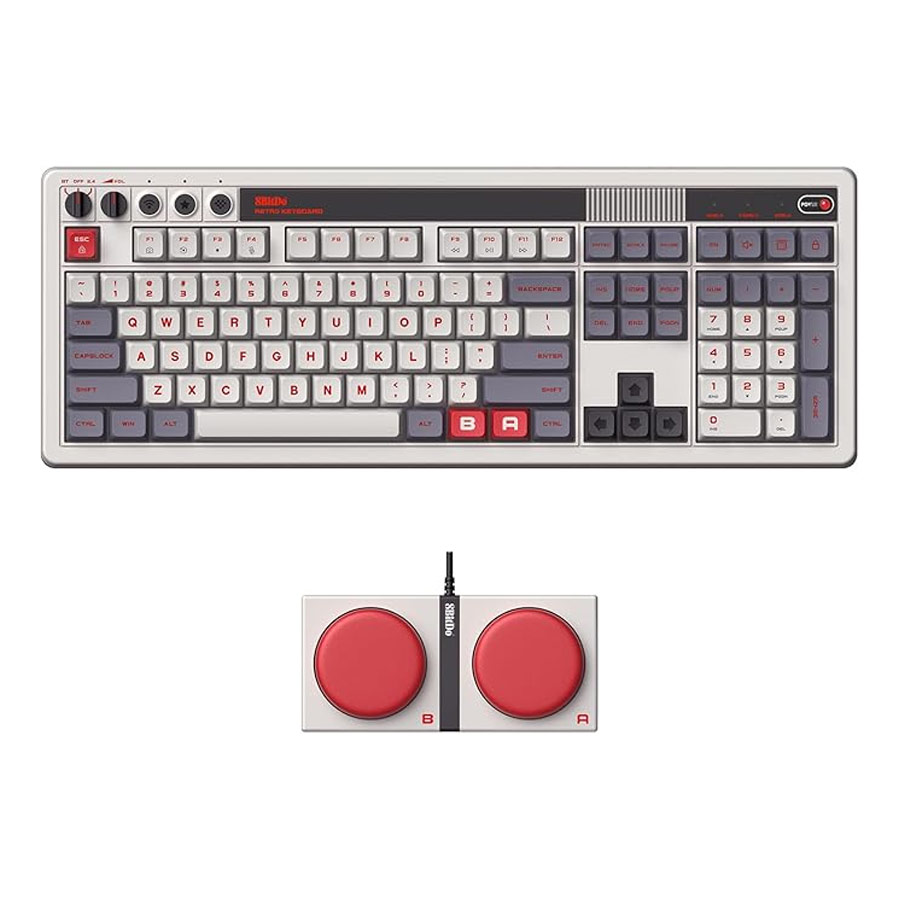 Teclado Mecanico Retro con Teclado Numerico 8BitDo N Edition PC