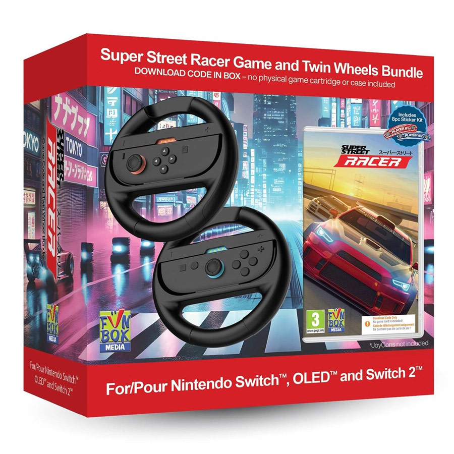 Super Street Racer Bundle + Volantes Switch (SP)