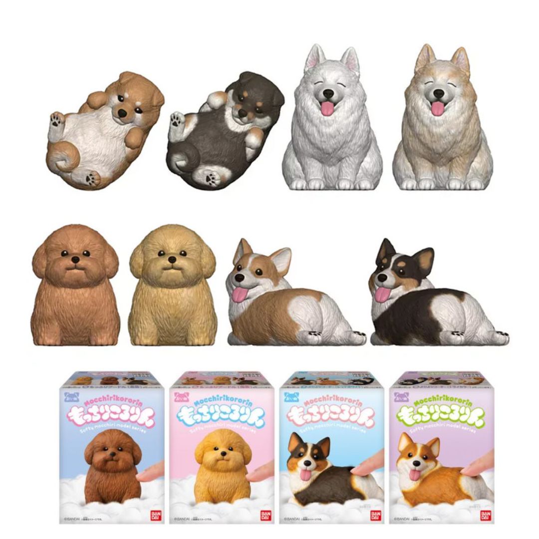 Figura Sorpresa Mocchiri Kororin Dogs Bandai