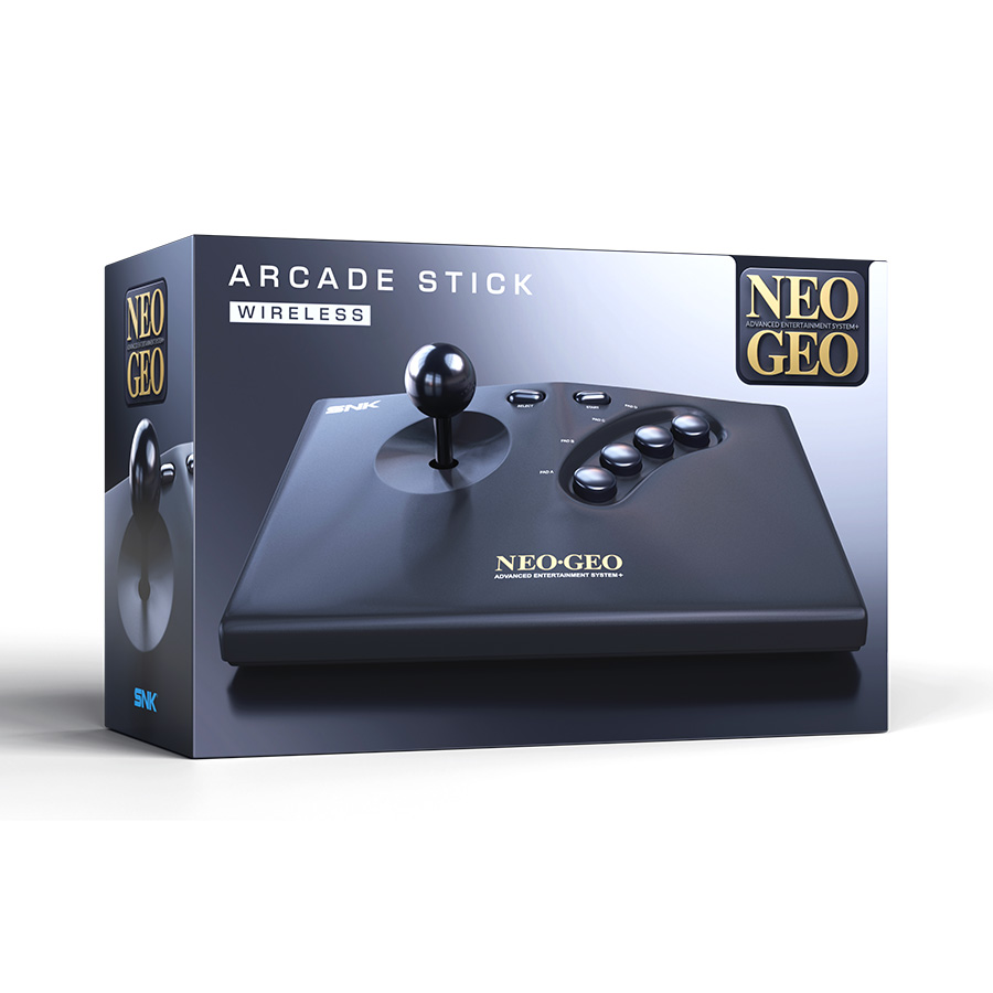 Arcade Stick Inalambrico NeoGeo AES+ Negro