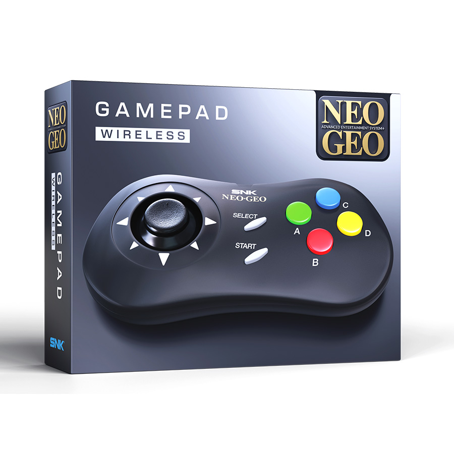 Gamepad Inalambrico NeoGeo AES+ Negro