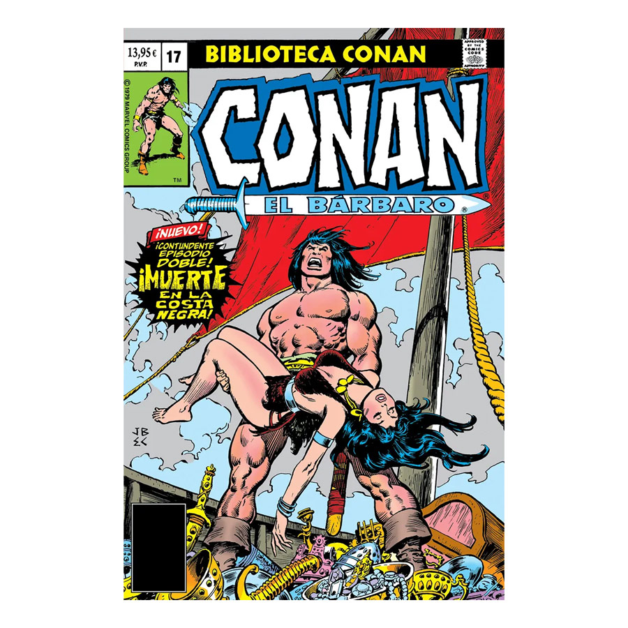 Comic Conan Biblioteca El Barbaro Panini 17