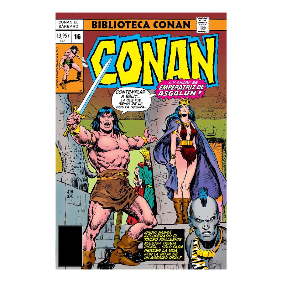 Comic Conan Biblioteca El Barbaro Panini 16