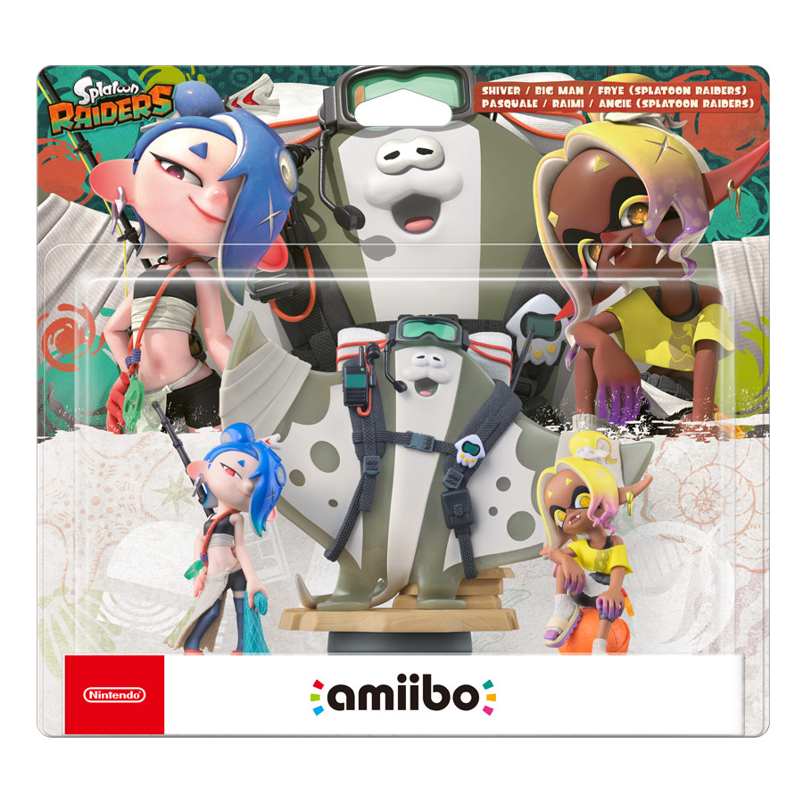 Figura Amiibo Pack Megan Angie Rayan Coleccion Splatoon Raiders