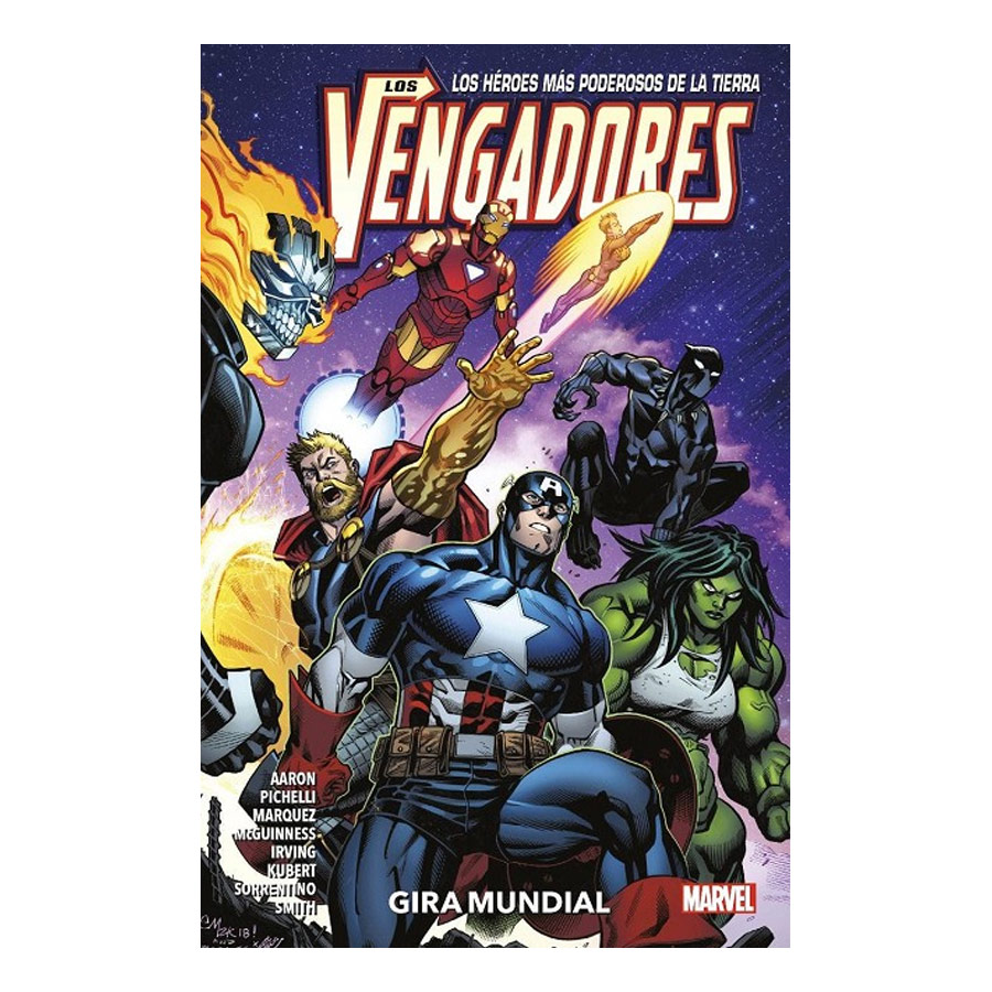 Comic Los Vengadores: Gira Mundial Panini 02