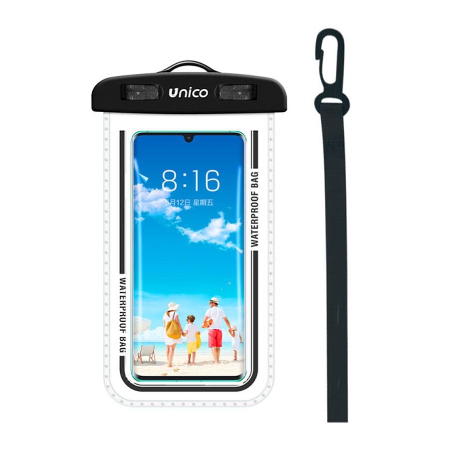 Funda para Movil Impermeable WJ1248 Unico Negro
