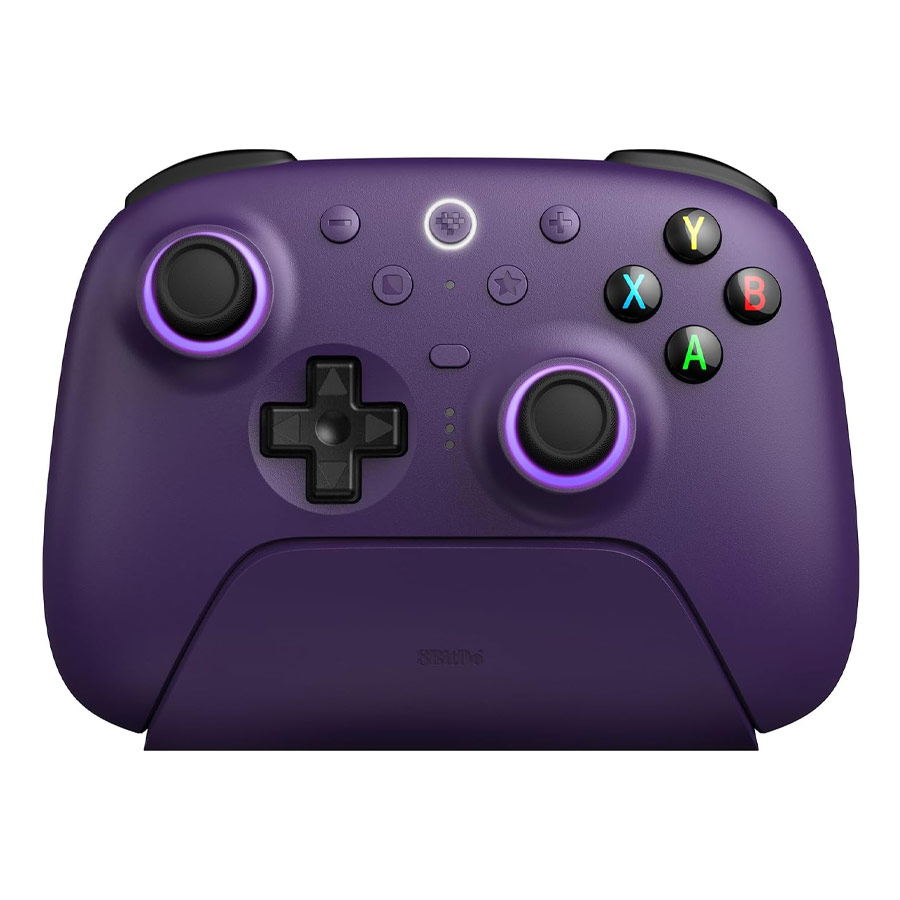 Mando 8BitDo Ultimate 2 Bluetooth + Base de Carga Morado PC/Switch