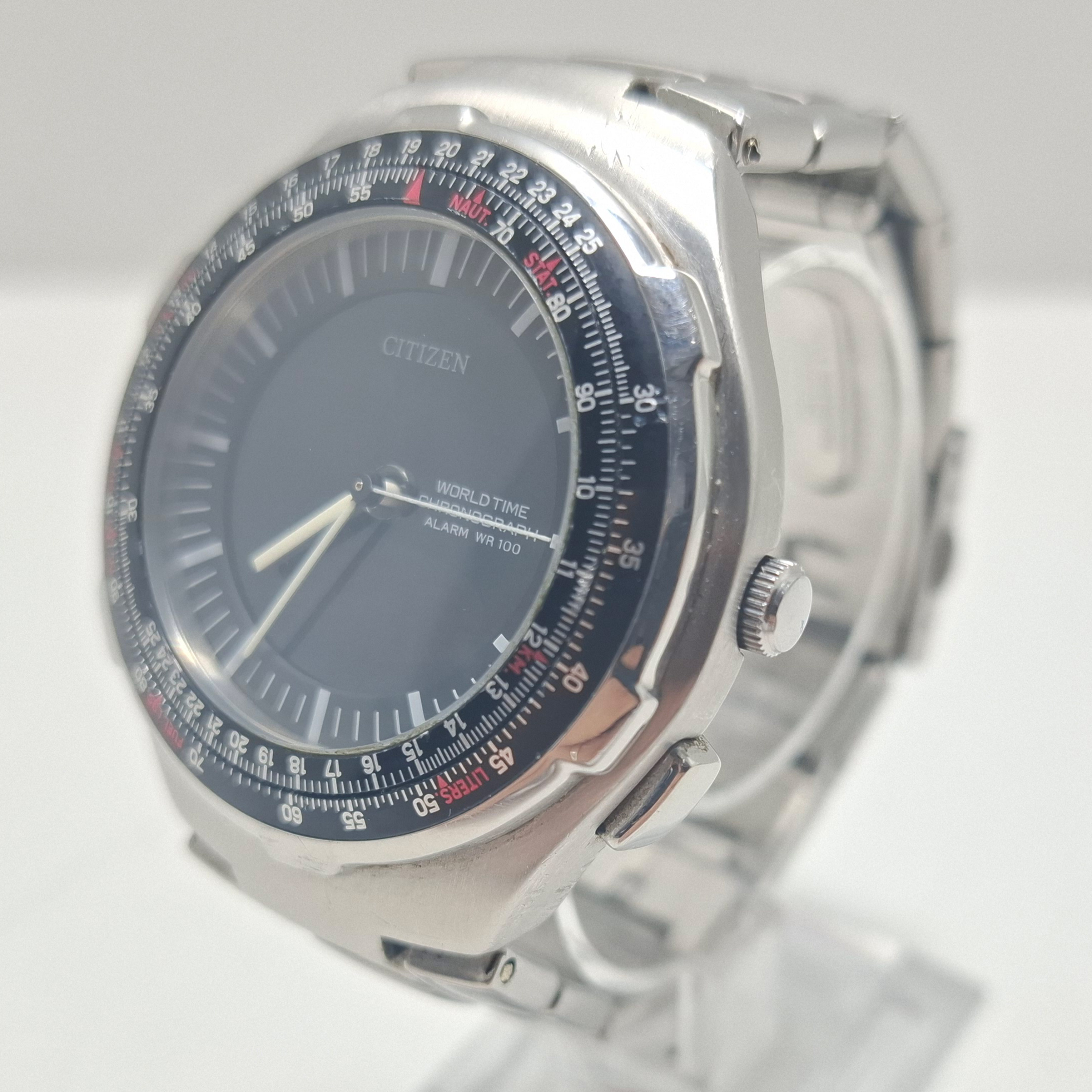 Reloj Hombre Citizen Vintage World Time Chronograph 010-000378