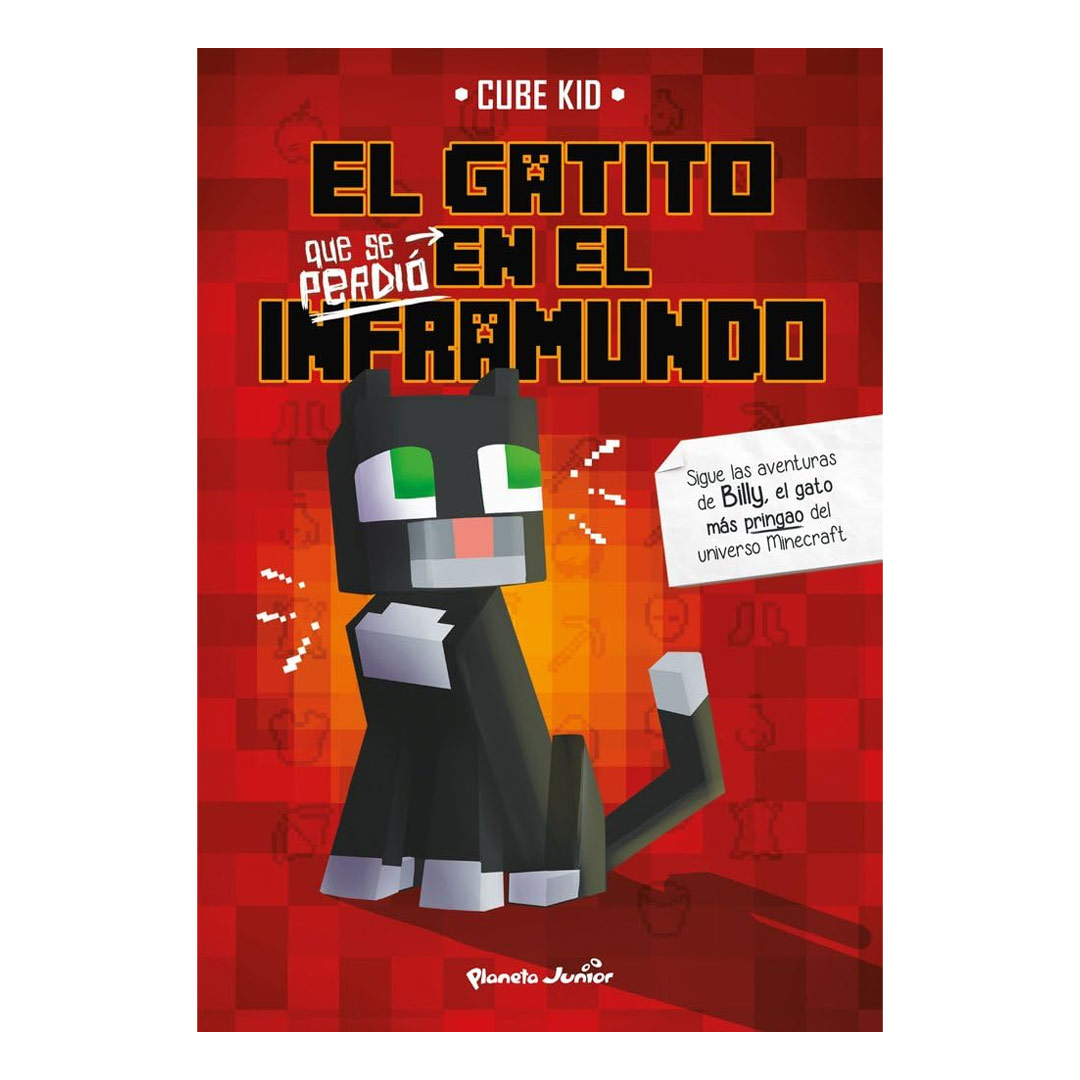 Libro El Gatito que se Perdió en el Inframundo Minecraft Planeta