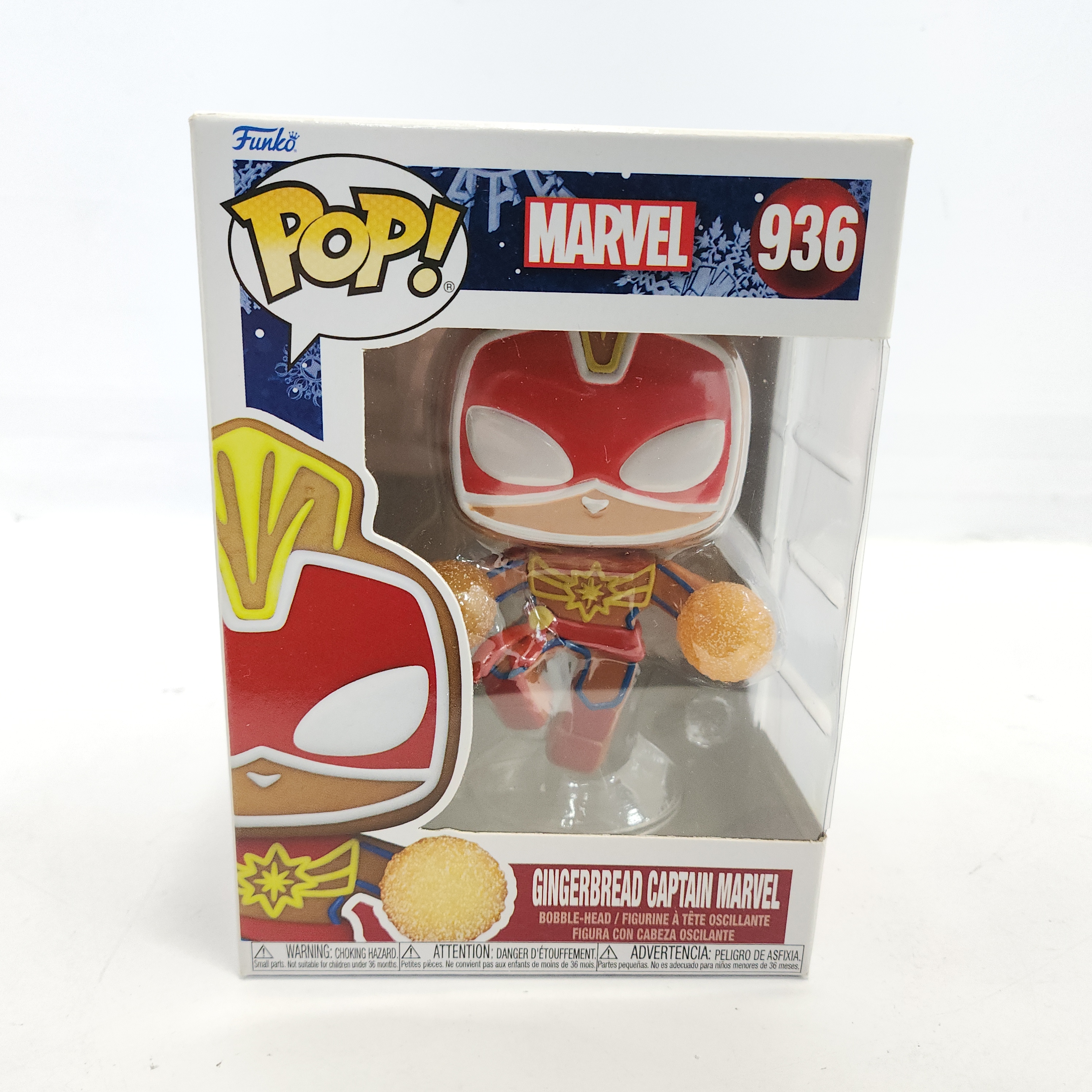 Figura Funko POP Marvel Gingerbread Captain Marvel 936