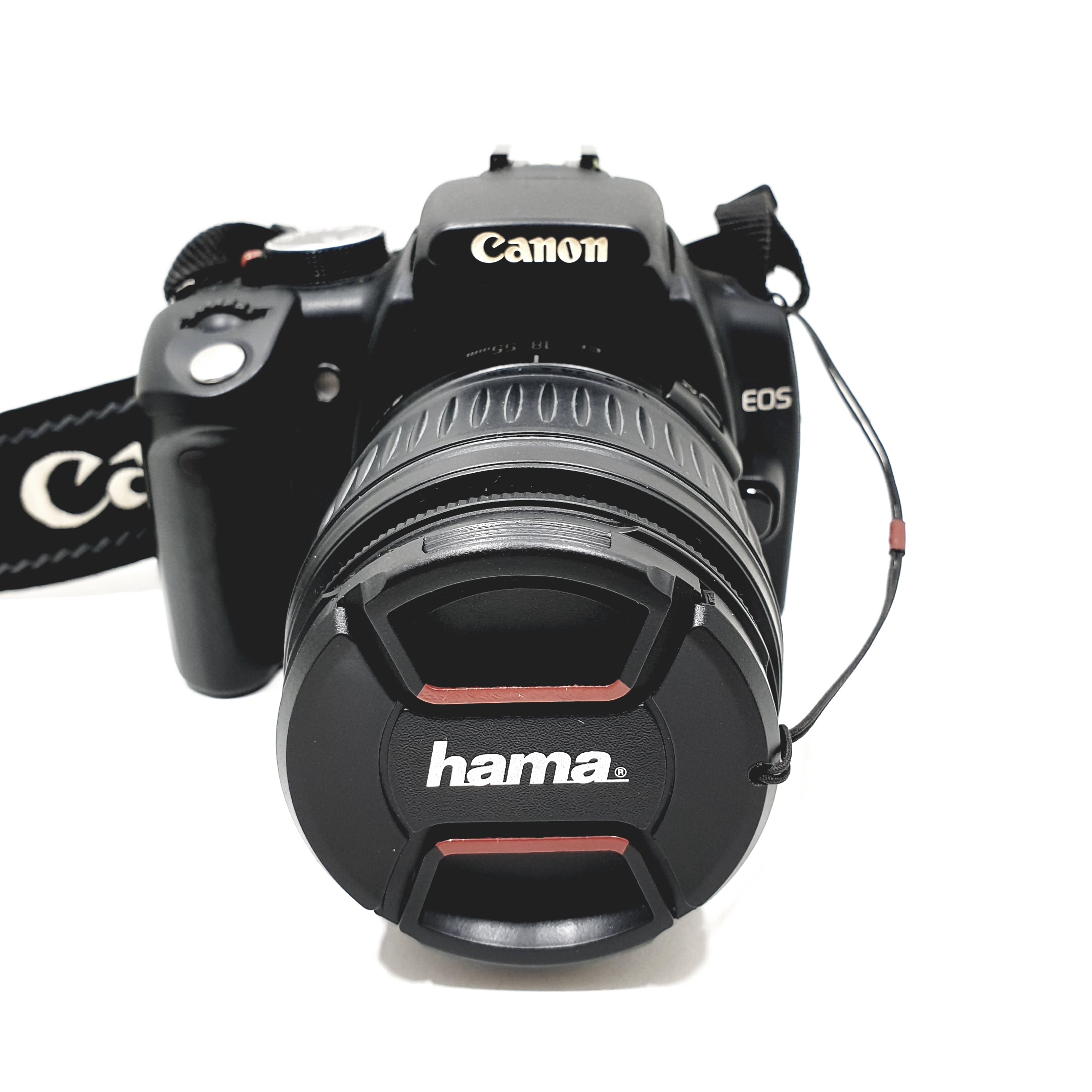Camara Reflex Canon EOS 350D 8 MP + 18-55mm Negra