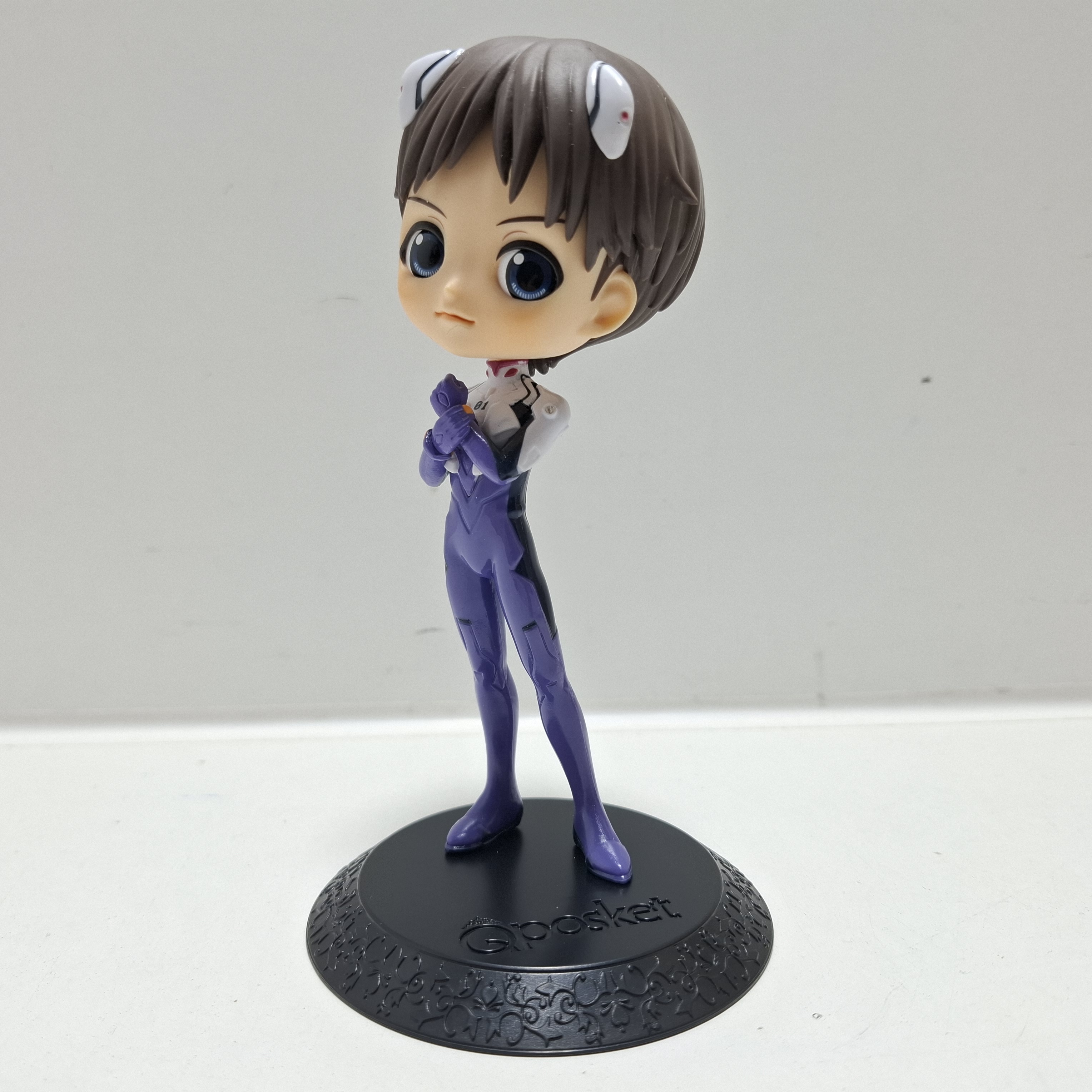 Figura Q Posket Evangelion Shinji Plugsuit Style (Version B) Bandai Banpresto
