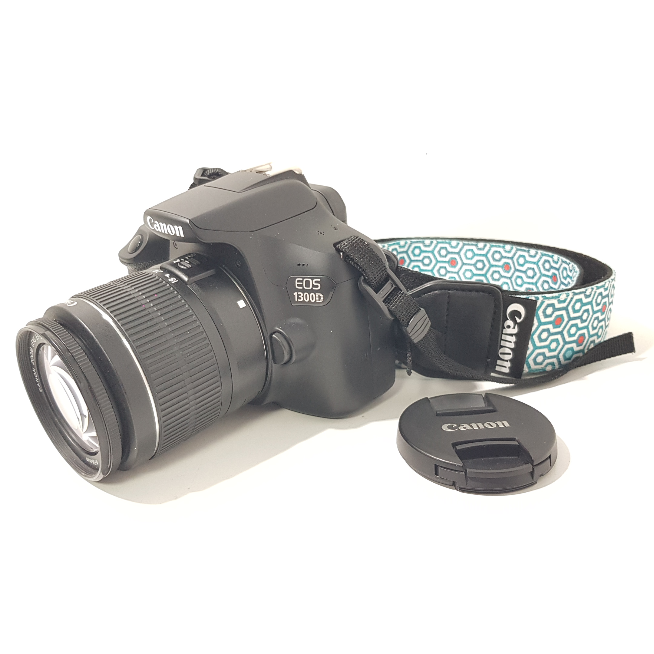 Camara Reflex Canon EOS 1300D 18 MP Gris + EF-S 18-55mm