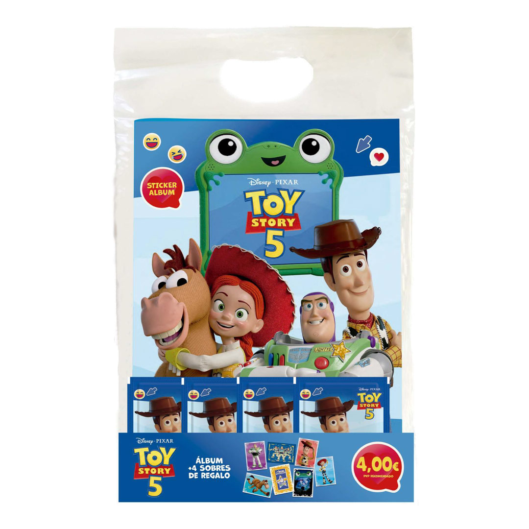 Starter Pack Album + 4 Sobres Toy Story 5 Panini