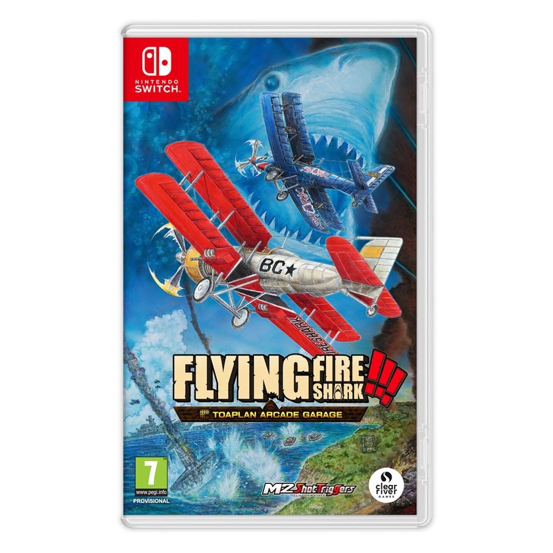 Toaplan Arcade Garage Flying Fire Shark Switch (SP)