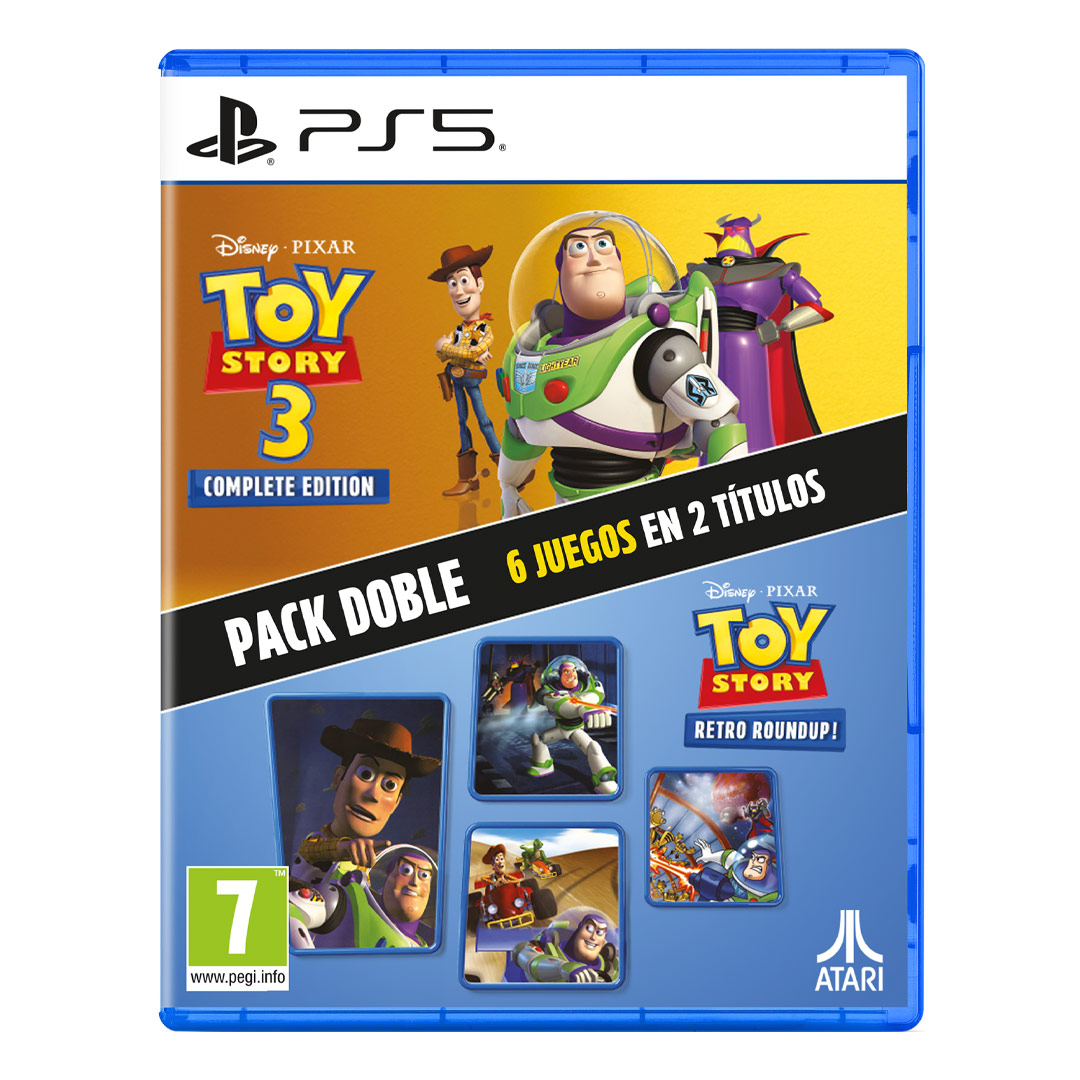 Toy Story Retro Roundup! + Toy Story 3 Complete Edition Double Pack PS5 (SP)