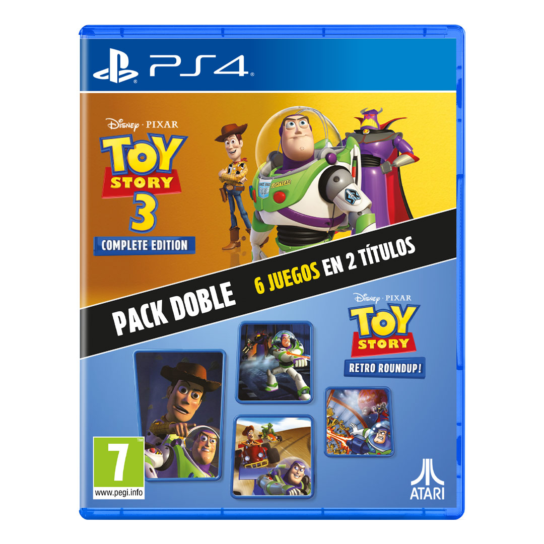 Toy Story Retro Roundup! + Toy Story 3 Complete Edition Double Pack PS4 (SP)
