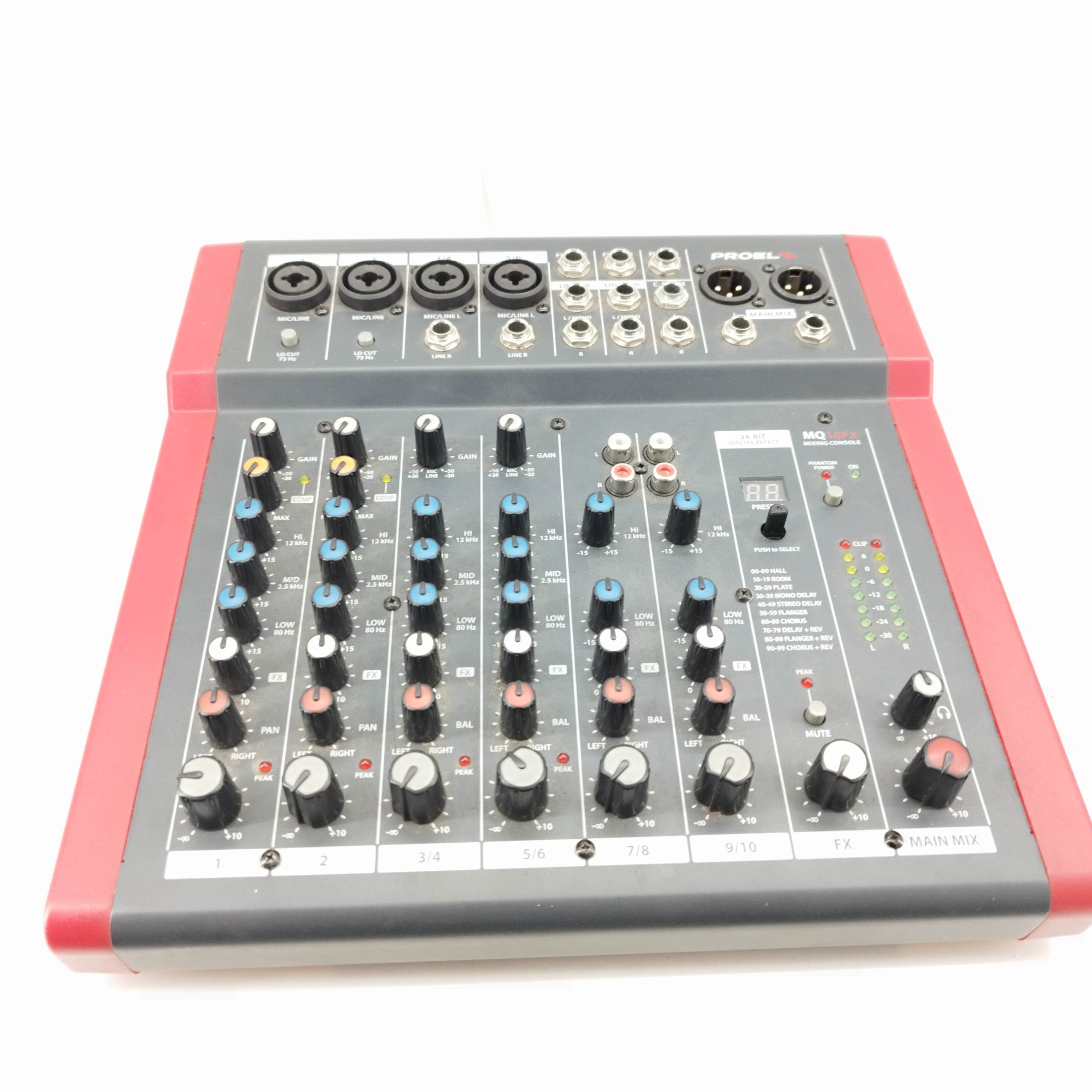 Mesa de Mezcla Proel MQ10FX 10 Canales