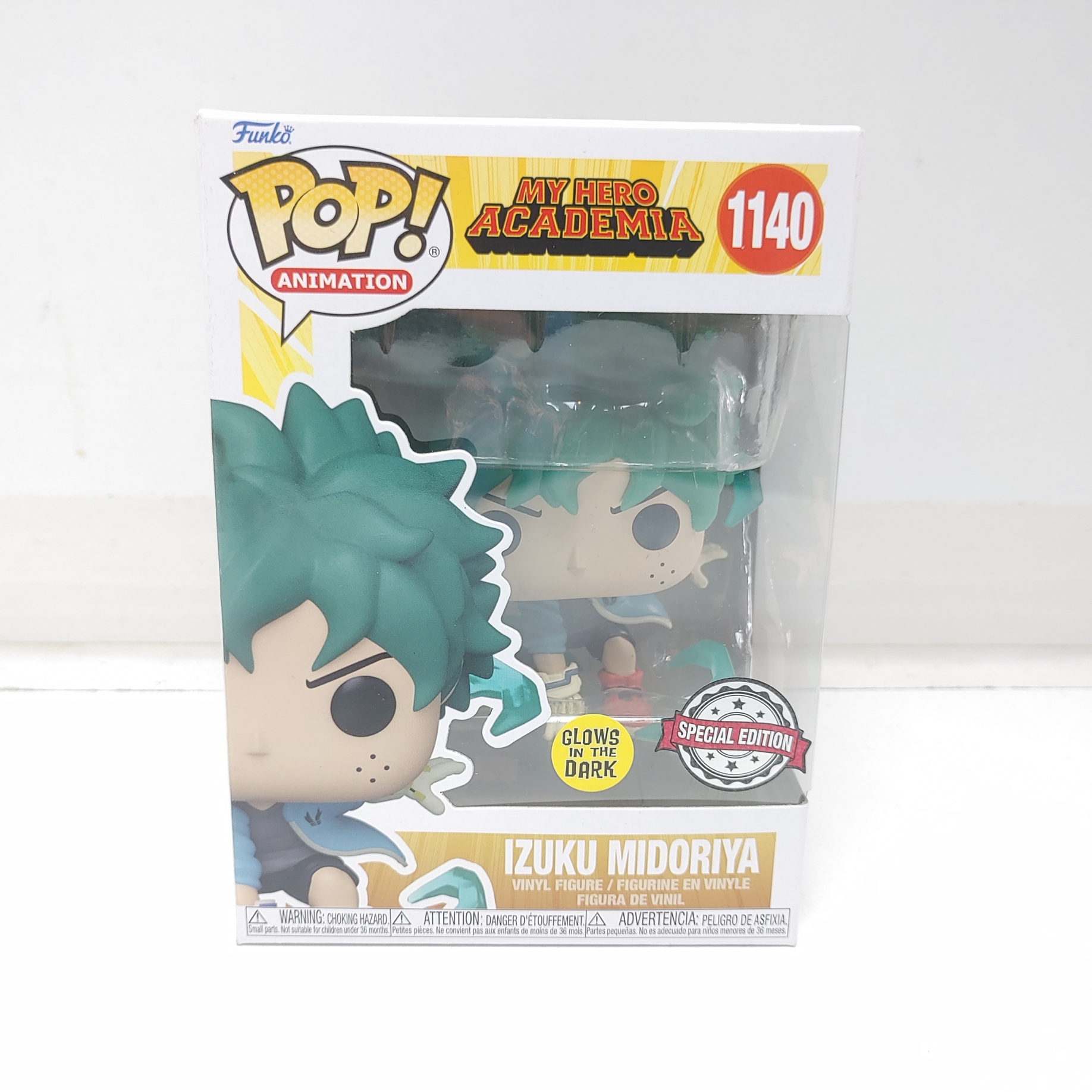 Figura Funko Pop My Hero Academia Izuku Midoriya 1140 Glow Special