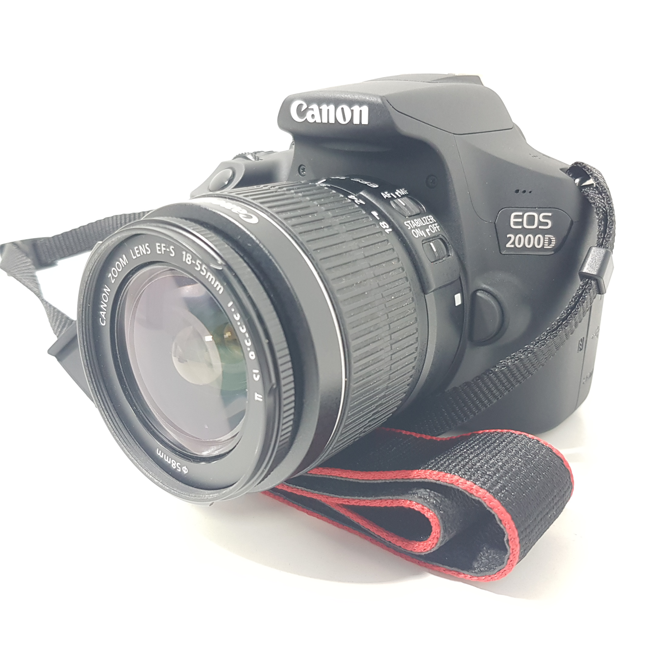 Camara Reflex Canon EOS 2000D 24.1MP + 18-55mm III Negra