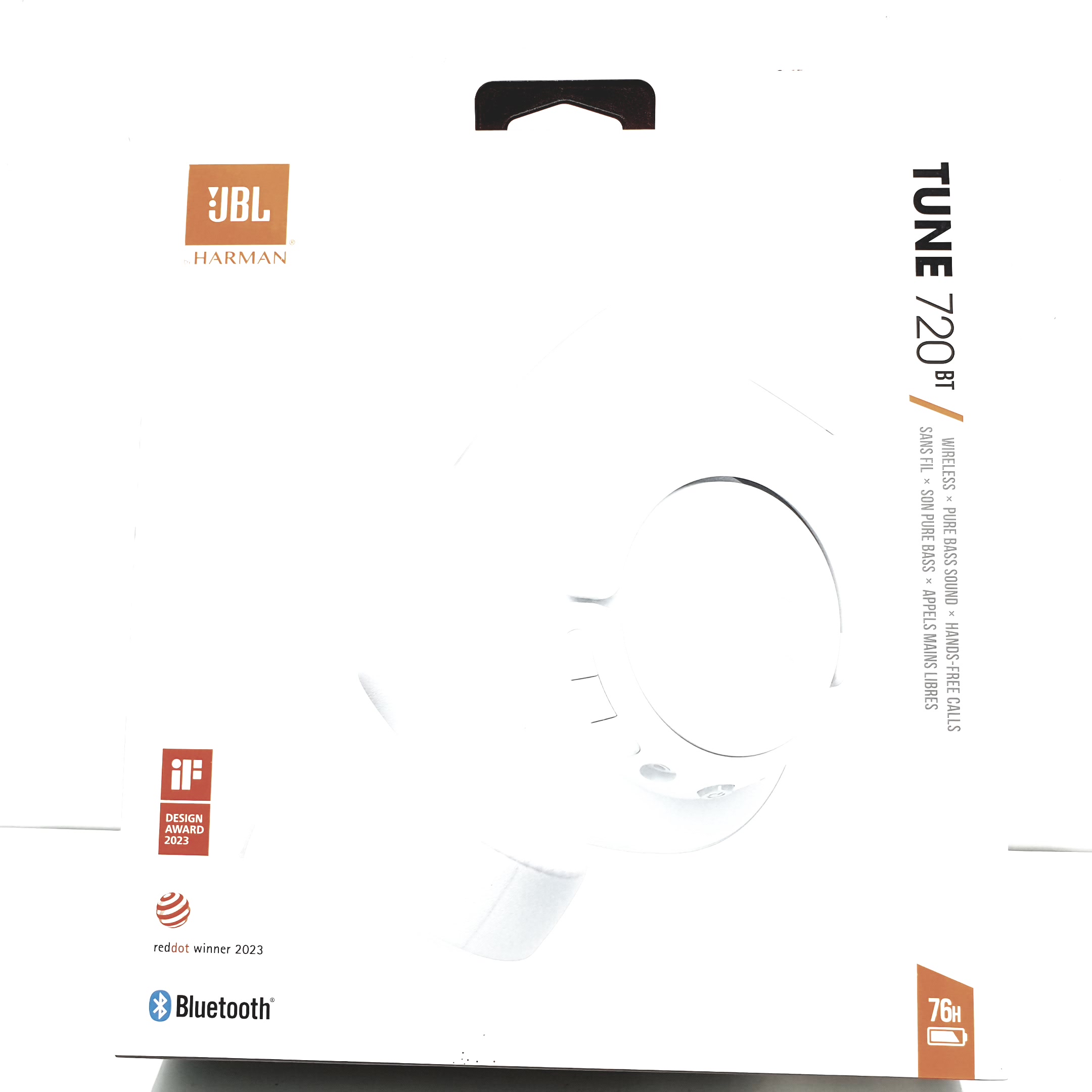 Auriculares Bluetooth JBL Tune 720BT Blanco