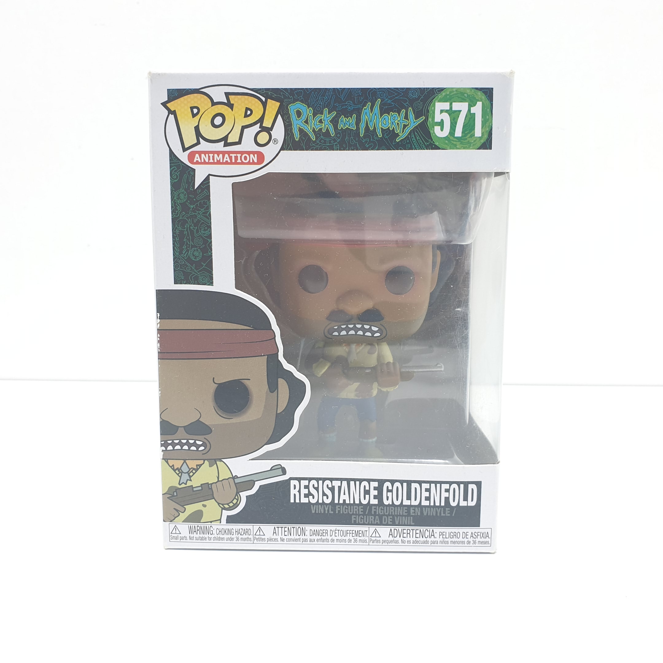 Figura Funko POP Rick y Morty Resistance Goldenfold 571