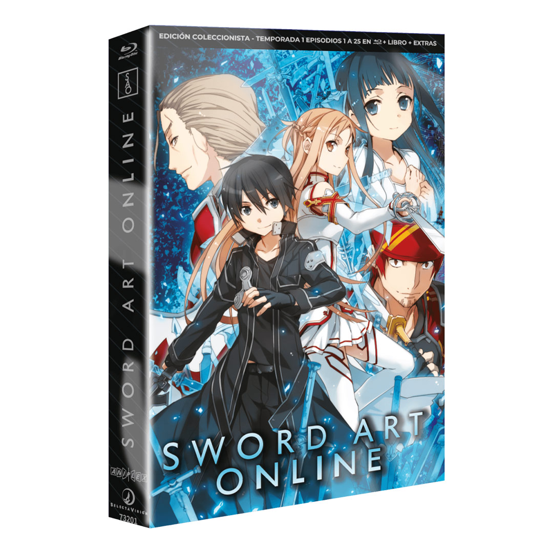 Sword Art Online Aincrad and Fairy Dance Arc Edicion Coleccionista Episodios 1 a 25 BluRay (SP)