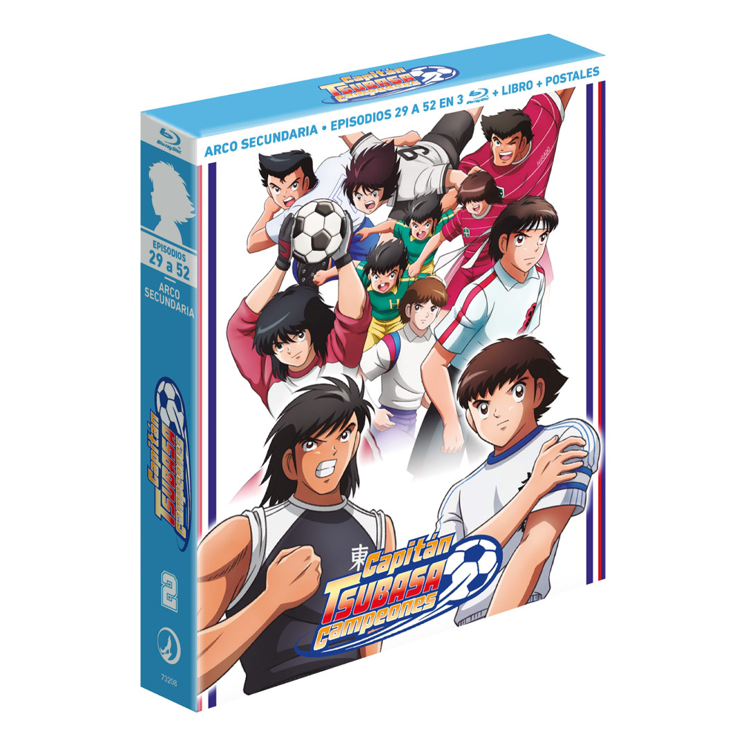 Capitan Tsubasa Campeones Temporada 1 Arco de Secundaria Episodios 29 a 52 BluRay (SP)