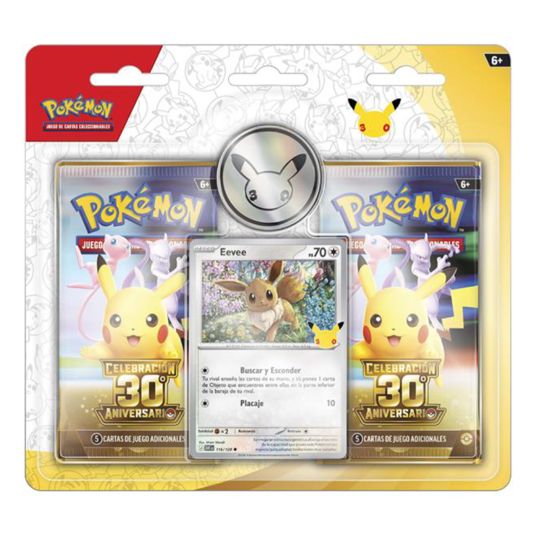 Blister Celebracion 30 Aniversario Pack Blister Pokemon TCG (ES)