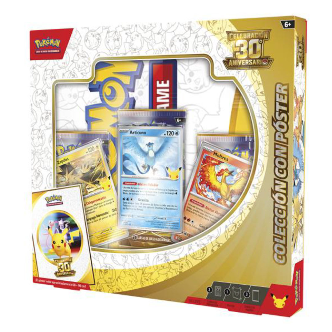 Coleccion Celebracion 30 Aniversario con Poster Pokemon TCG (ES)