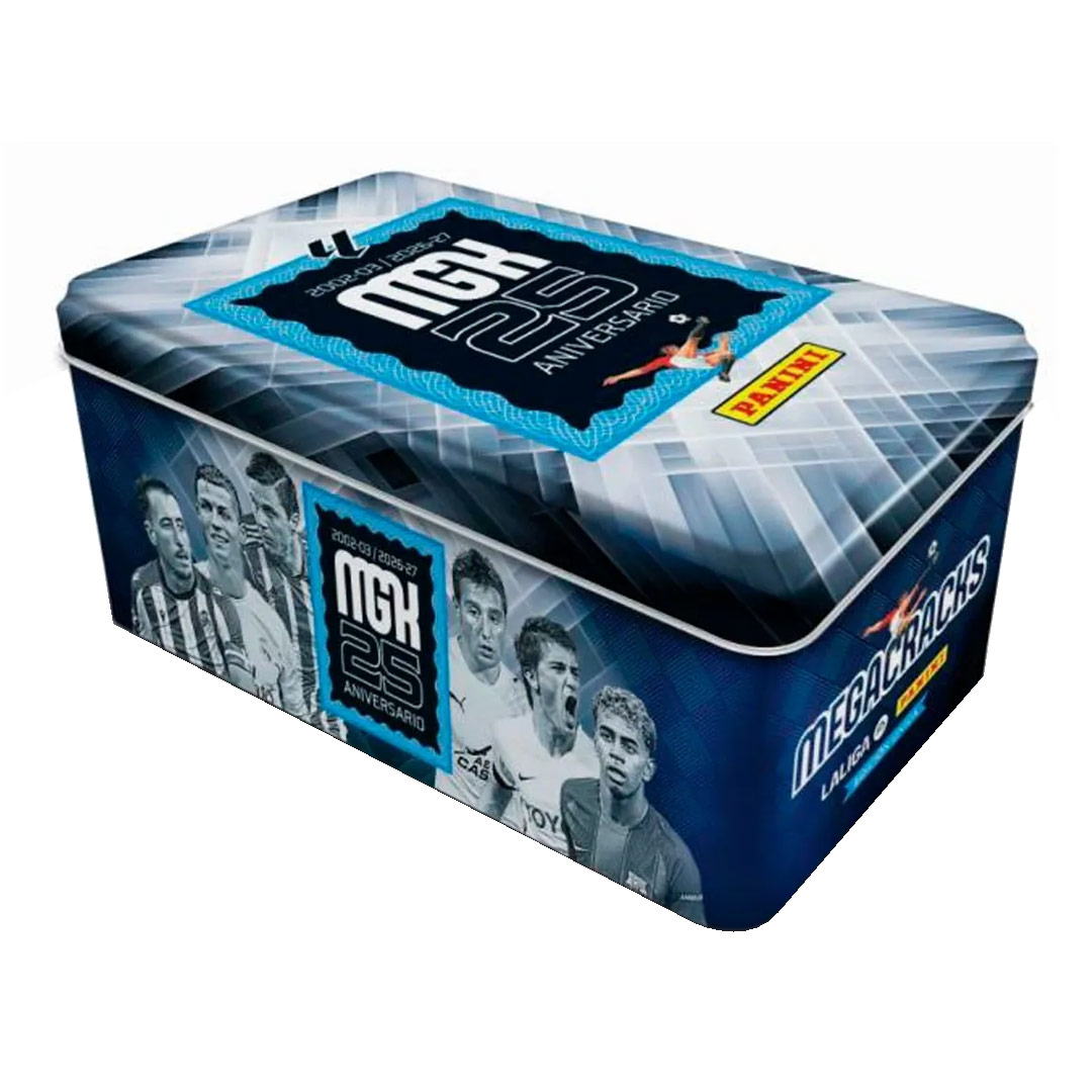 Tin Box 25 Aniversario Megacracks 2026-27 Panini