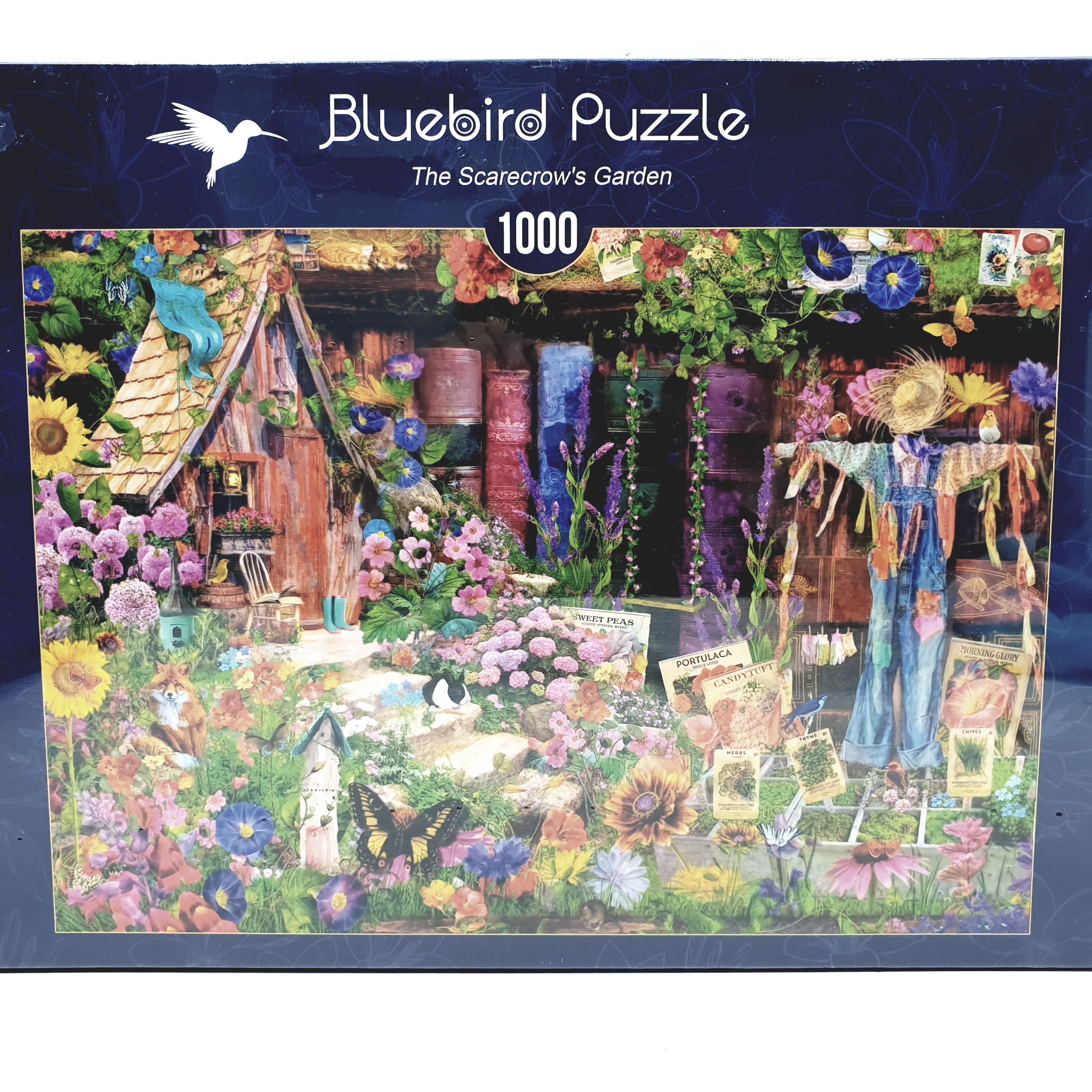 Puzzle Bluebird El Jardín del Espantapajaros de 1000 Piezas