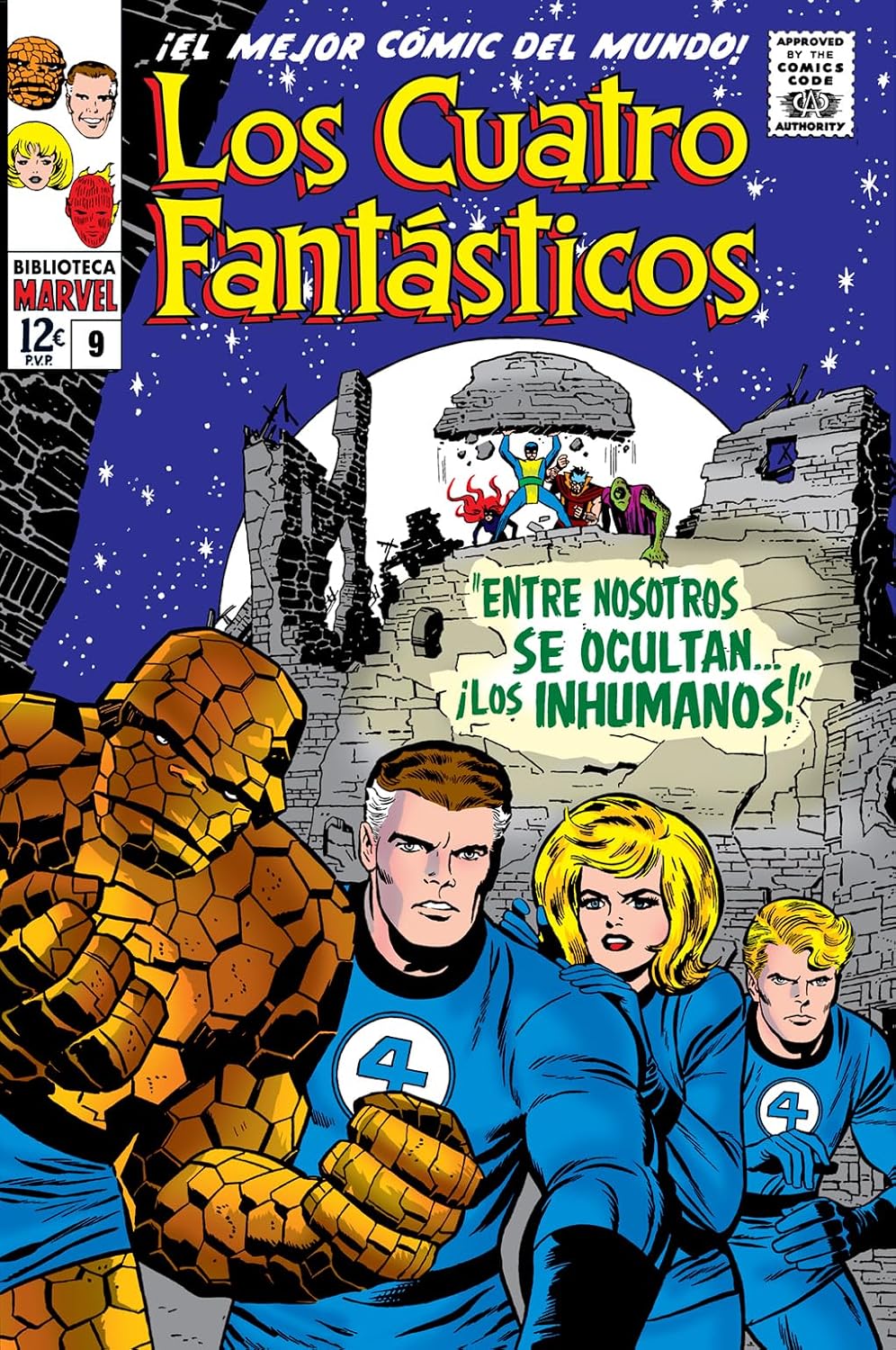 Comic Marvel Biblioteca Los Cuatro Fantasticos Panini 09