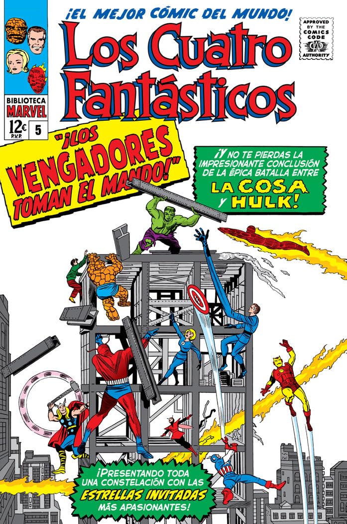 Comic Marvel Biblioteca Los Cuatro Fantasticos Panini 05