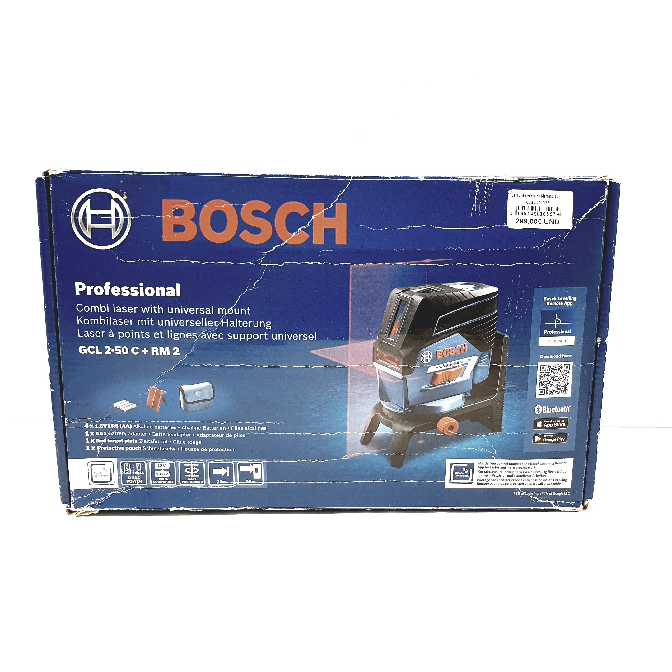 Medidor Laser Bosch Profesional GCL 2-50 + RM2