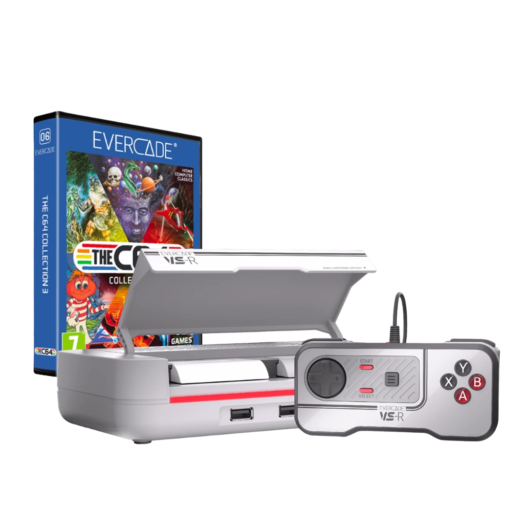 Pack Consola Evercade VS-R Classic Retro + The C64 Collection 3