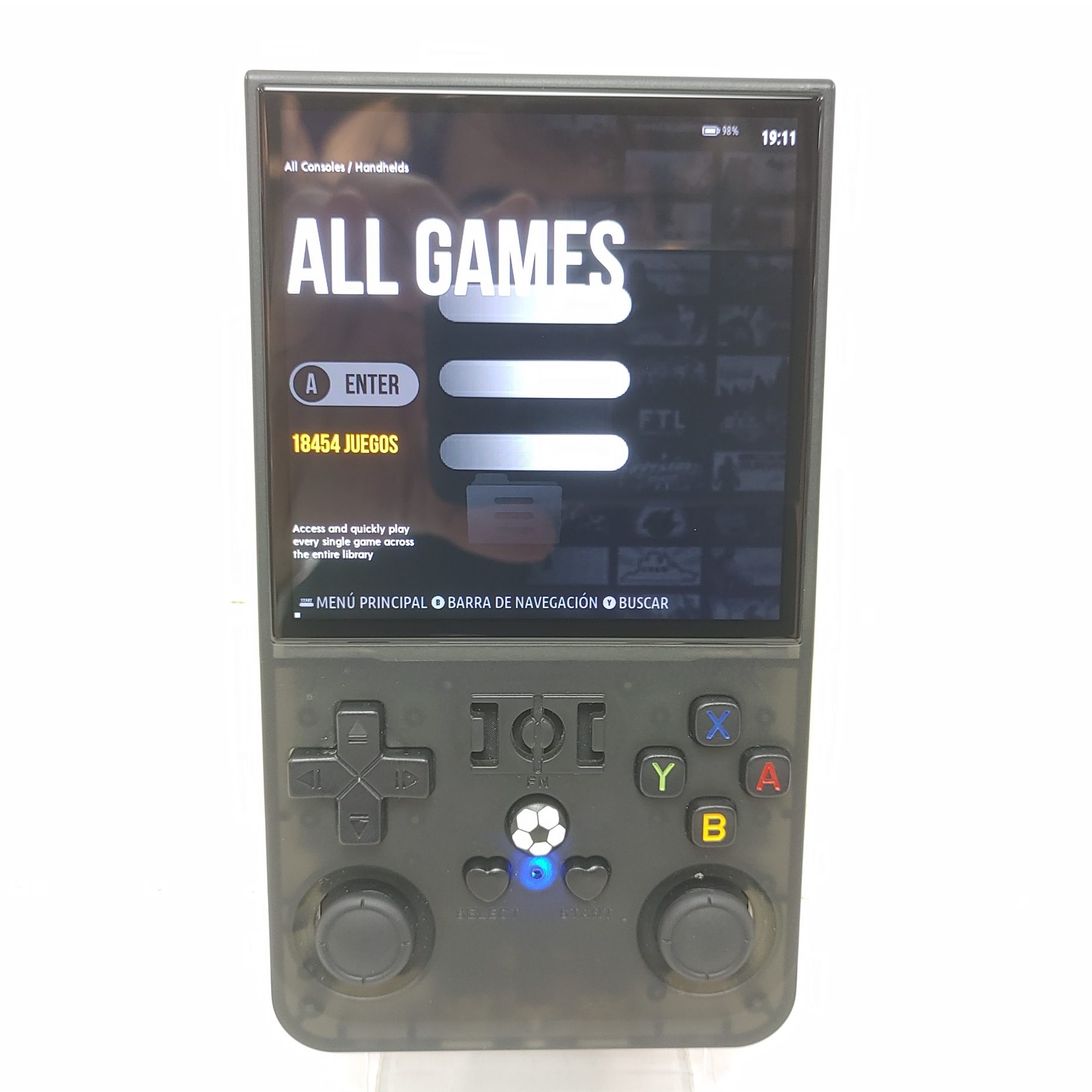Consola Portatil R36 Max Negro