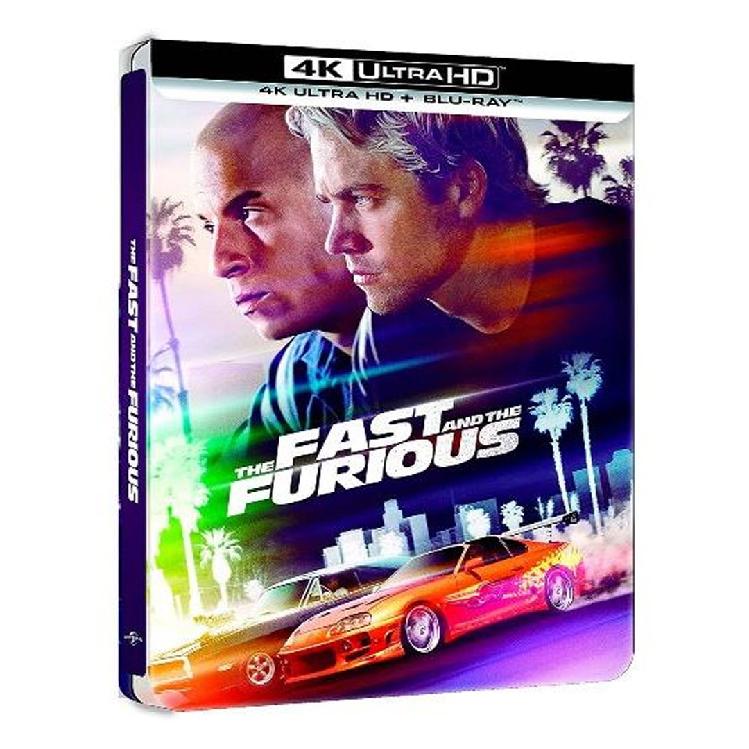 The Fast and the Furious 20th Anniversary Limited Ed. Steelbook 4K + BluRay (SP)