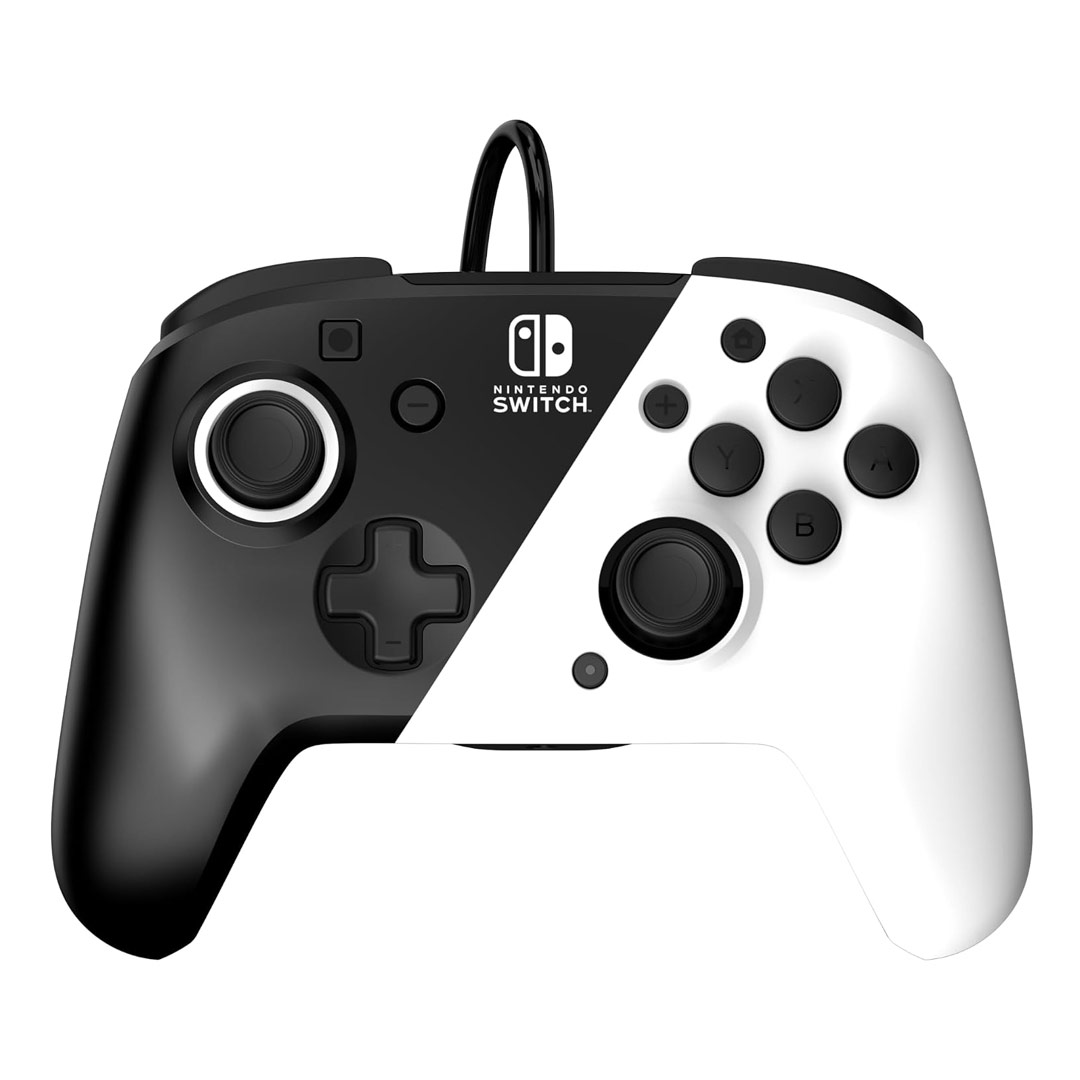 Mando PDP Rematch Wired Blanco y Negro Switch