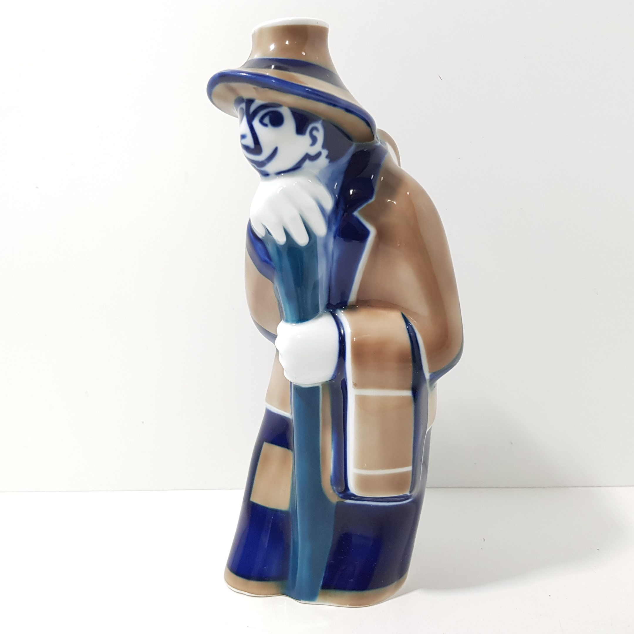 Sargadelos Figura Hombre con Paraguas Edicion Limitada 1494/2000