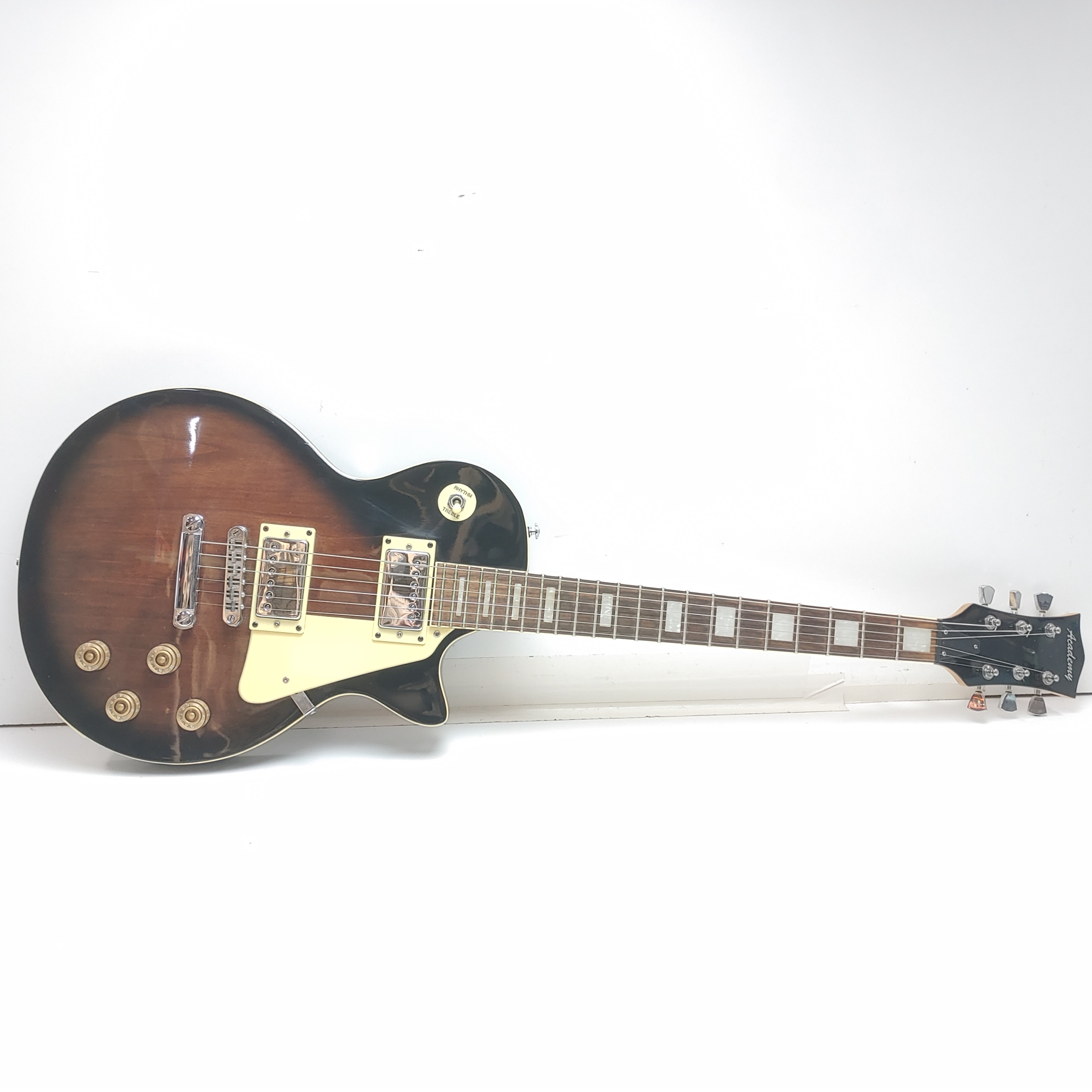 Guitarra Electrica Academy Les Paul + Funda Rigida