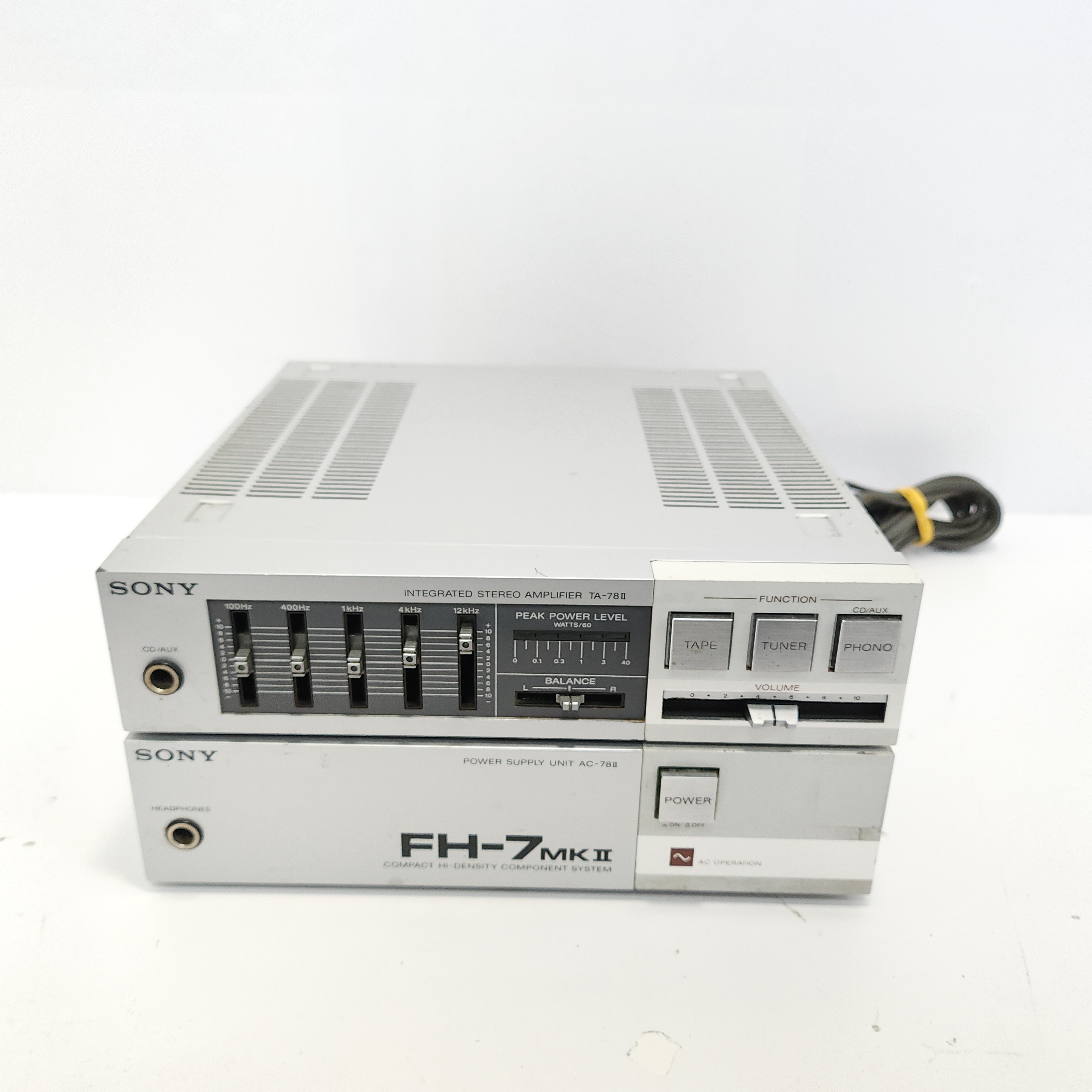 Amplificador Sony TA-78 II + Fuente Alimentacion Sony AC-78 II