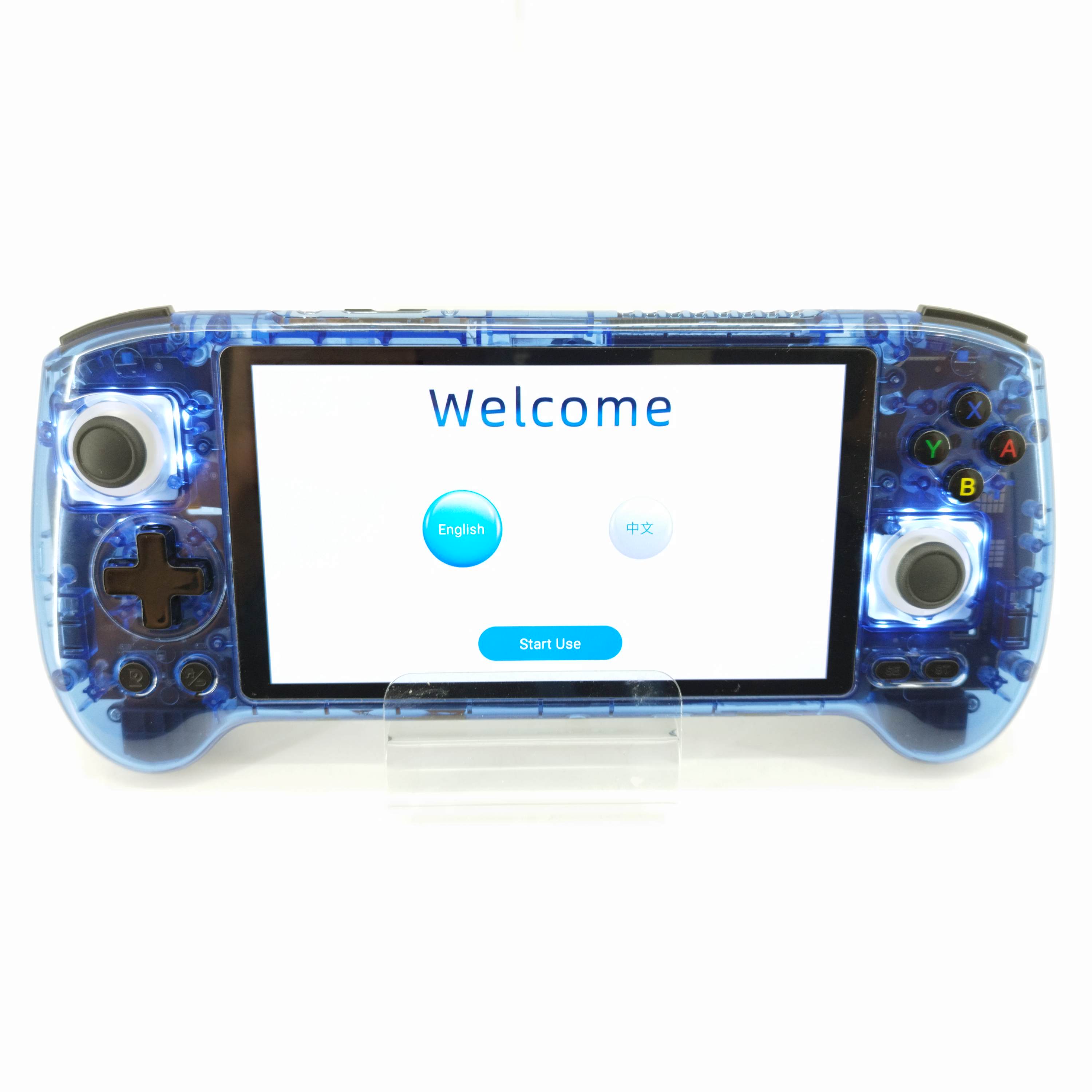 Consola Portatil Anbernic RG556 Azul Transparente