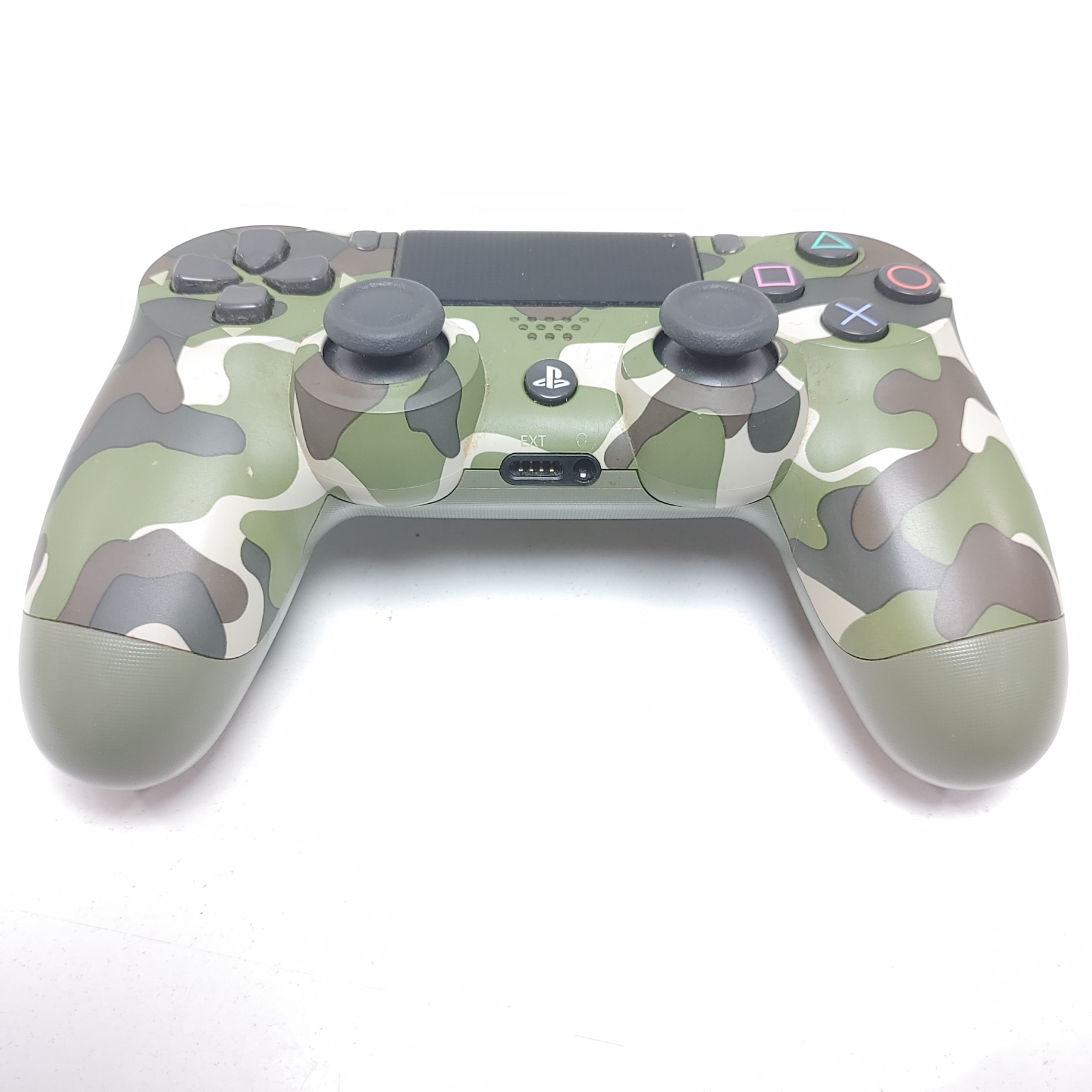 TARA SOLO Cable: Mando Dual Shock 4 Camuflaje Verde V2 PS4