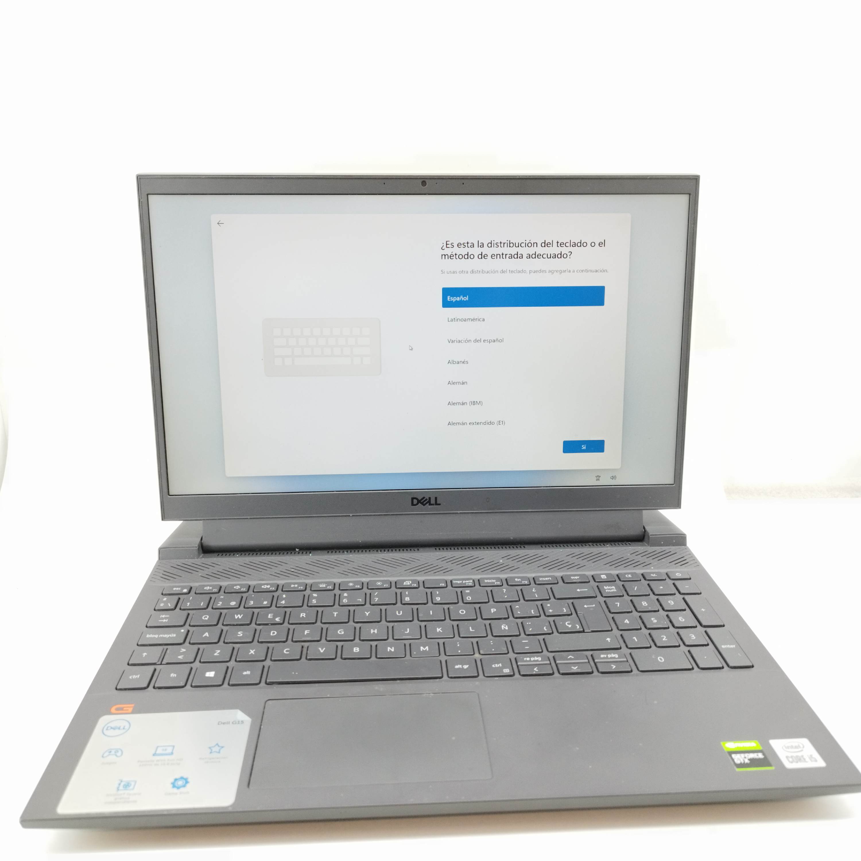 Portatil Dell G15 5510 i5-10500H 8 RAM 512 SSD GTX1650 W11 15,6"